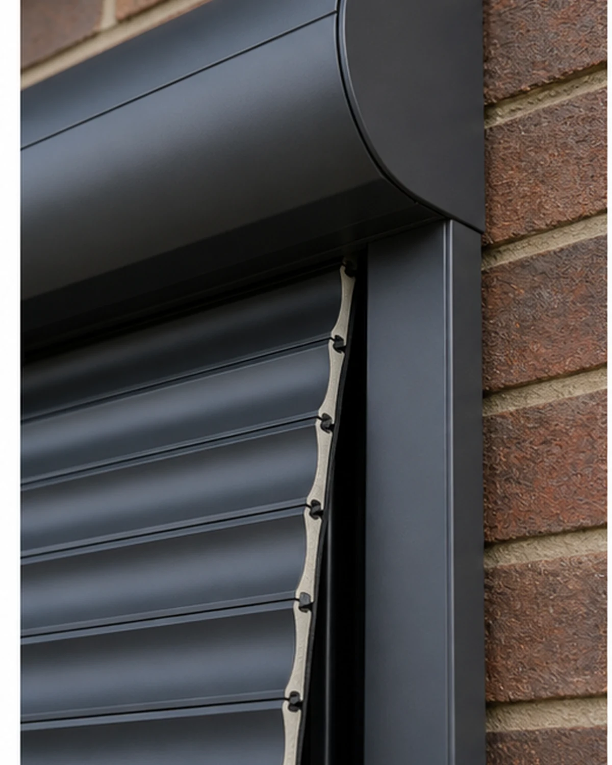 Detail of insulated slats in an external conductor