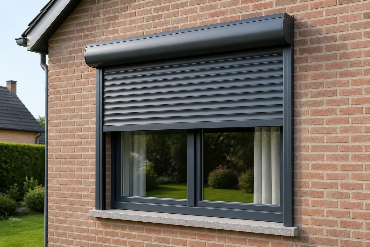 Custom roller shutter for a window