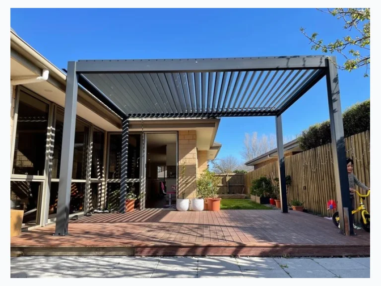 Pergola 4000 × 3000 mm - elektrisch + led
