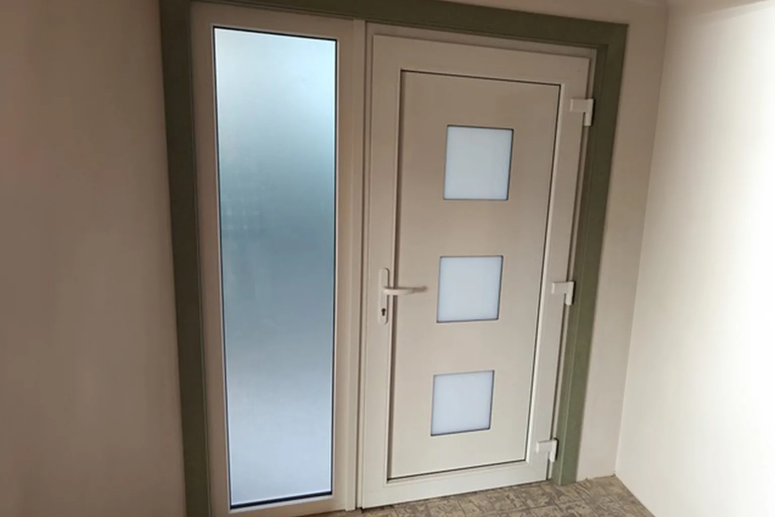 pvc deur langs binnen